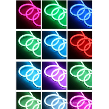 NEON Light Strip Chasing Flexible RGB Cambio de color que cambia al aire libre Iluminación de proyectos impermeables LED suave